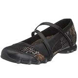 Skechers Womens Active Bikers Mirror Image Flat