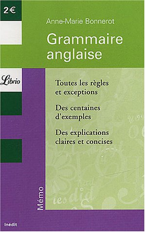 Grammaire anglaise