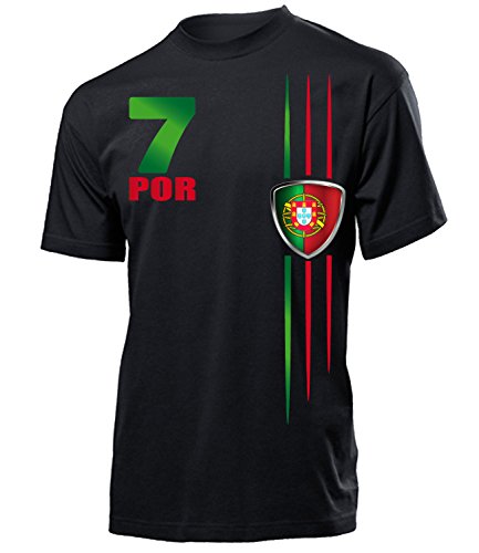 FUSSBALL – PORTUGAL FANSHIRT 3215(H-SW) Gr. M