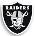 Oakland Raiders 12" Logo Car Magnet