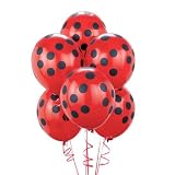 Red Balloons with Large Black Dots Party Supplies