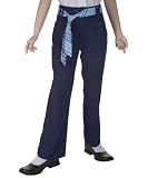 Handkerchief Fabric Belted Two Button Pants