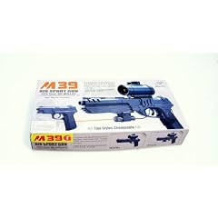 Air Soft Gun mit Zielfernrohr mit Visier Laser Kreuz