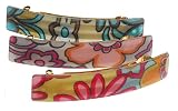 France Luxe Classic Rectangle Barrette - Marseille Bouquet
