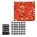 Chessex 23803 - Würfelset durchscheinend orange, 36 6-seitige Würfel (12mm)