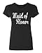 P&B The Brides Maid of Honor Women's T-Shirt, XL, Black