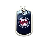 Minnesota Twins Dog Tag Necklace Charm Chain
