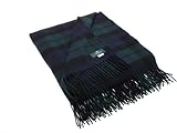 IMAGE OF Black Watch Tartan Lambswool Throw