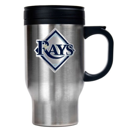 Tampa Bay Devil Rays Stainless Steel Travel Mug  (Primary Logo)