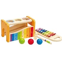 Hape - Pound & Tap Bench with Slide Out Xylophone
