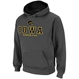 Iowa Hawkeyes Charcoal Classic Twill II Pullover Hoodie Sweatshirt (Large)