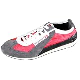 The 'Great Era' Unforgettable Shoes Sneakers in Black Poppy Red by Diesel by Diesel