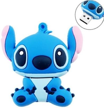 SUSAND High Speed Really 8GB Novelty Stitch Shape USB Disk 2.0 Flash Pen Drive Memory Stick Gift,Blue