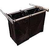 Pull-Out Double Hamper - 30 Inch Matte Nickel