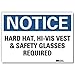 NoticeSign, ReflectSelfAdhVinyl, 7inWx5inH (2 pieces)