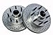 BAER 05374-020 Sport Rotors Slotted Drilled Zinc Plated Front Brake Rotor Set - Pair