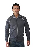 American Apparel 5455 California Fleece Vintage Retro Track Jacket