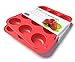 ICE COALS Silicone Muffin/Cupcake Baking Pan Tray, Food Grade, Non-Stick Silicone, BPA Free