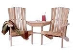Outdoor Patio Athena Tete de Tete Table and 2 Chairs Set