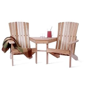 Outdoor Patio Athena Tete de Tete Table and 2 Chairs Set by visiondecor Furniture