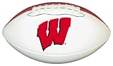 Wisconsin Badgers Official Size Synthetic Leather Autograph Football