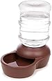 Aspen Pet LeBistro Auto Gravity 1 Gal Pet Waterer, Brown