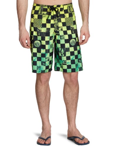 Vans Herren Shorts Off The Wall Board, lime punch check, 33, VMEY7VC Preisvergleich