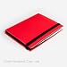 Grifiti Dootle Notebook Case for Apple iPad 2 and 3 with Classic Casebound Hard Back Book Exterior in Red, Removable Custom Fit iPad Frame, Paper Writing Notepad Similar to Folios