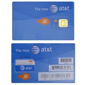 AT&T Sim Card SKU 71234 - Brand New Unactivated by AT&T