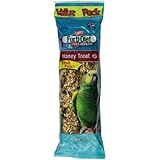 Kaytee Pet Products BKT100502944 Forti-Diet Pro Health Honey Parrot Treat Stick Value Pack, 7-Ounce