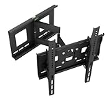 Ricoo ® TV Wandhalterung R33-SMALL schwenkbar neigbar Plasma LCD LED Wandhalter für Fernseher Flach Fullmotion mit 76 - 165cm (30 - 65