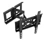 Ricoo � TV Wandhalterung R33-SMALL schwenkbar neigbar Plasma LCD LED Wandhalter f�r Fernseher Flach Fullmotion mit 76 - 165cm (30 - 65") VESA max. 400x400 universell passend fuer alle TV-Hersteller *** Wandabstand nur 107 mm ***