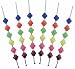 Pyramid Bicycle Spoke Beads, Set of 36