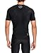 Skins Men's A400 Short Sleeve Compression Top, Black, Large
