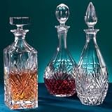 SET OF 3 24% CRYSTAL DECANTERS