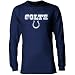 Indianapolis Colts Royal Blue Go Long Thermal Long Sleeve Top Image of Indianapolis Colts Royal Blue Go Long Thermal Long Sleeve Top