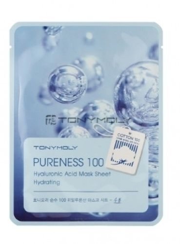 Tonymoly Pureness 100 Hyaluronic Acid, 5 Sheets Package