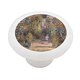 The Artists Garden by Monet Decorative High Gloss Ceramic Drawer Knob
