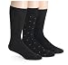 Apparel : Tommy Hilfiger Men's Dress Socks, Navy/Black/Charcoal, 3-Pack fits 10-13