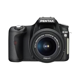 Pentax K110D 6.1MP Digital SLR Camera with 18-55mm f 3.5-5.6 Lens by Pentax