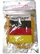 German Flag with String and Suction Cap, 4x5 in.