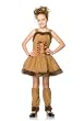 3Pc Cuddly Lion Cub Girl's Cute Kids Costumes