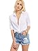 SheIn Women's Button Down Long Sleeve Blouse Shirt Top