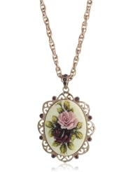 1928 Jewelry Manor House Victorian Pendant Necklace