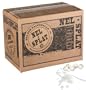 Nelson Nelsplat PEG Formula Paintballs - 2000 Rounds - White Shell / White Fill