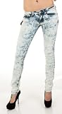 Machine Jeans Tie Dye Skinny Jeans - Bleach & Blue