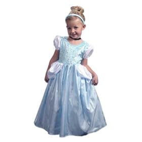 Traditional Cinderella Dress-up Costume - Size Medium (Ages 3-5) by Little Adventures