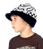 Fox Boys 8-20 Boys Check Strip Visor Beanie
