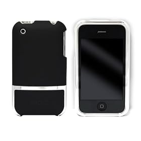 CaseCrown Apple iPhone 3G 3GS Executive Polycarbonate Slim Case - Chrome Frame