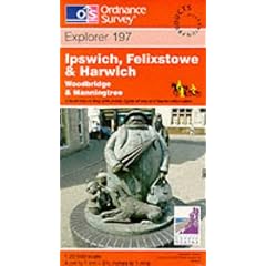 Ipswich, Felixstowe and Harwich (Explorer Maps)